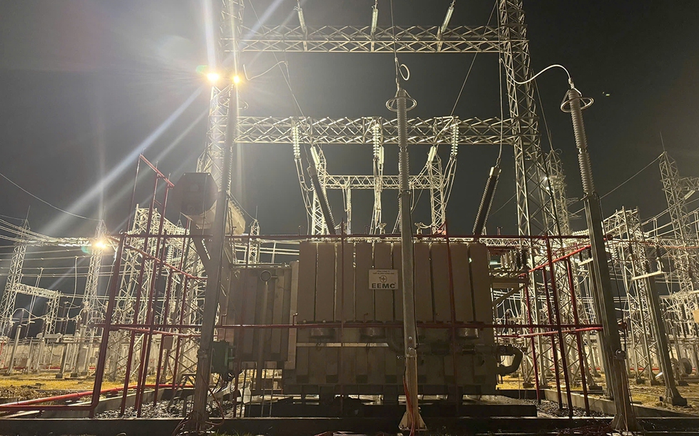 Đóng điện công trình Trạm biến áp 220kV Bá Thiện – tăng cường đảm bảo điện cho tỉnh Vĩnh Phúc