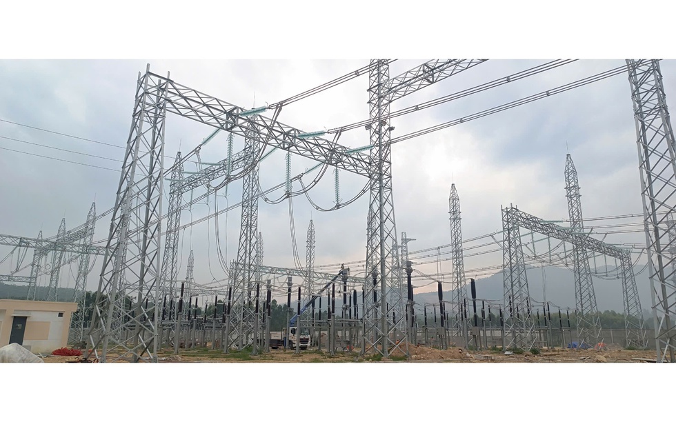 Dự án TBA 500kV Vĩnh Yên và đường dây đấu nối tăng tốc về đích