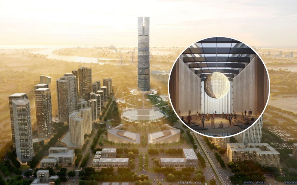 Tháp chọc trời 108 tầng cao bậc nhất Việt Nam: Bỏ xa Landmark 81, trên đỉnh có thể tái hiện chu kỳ mặt trăng nhờ quả cầu đặc biệt