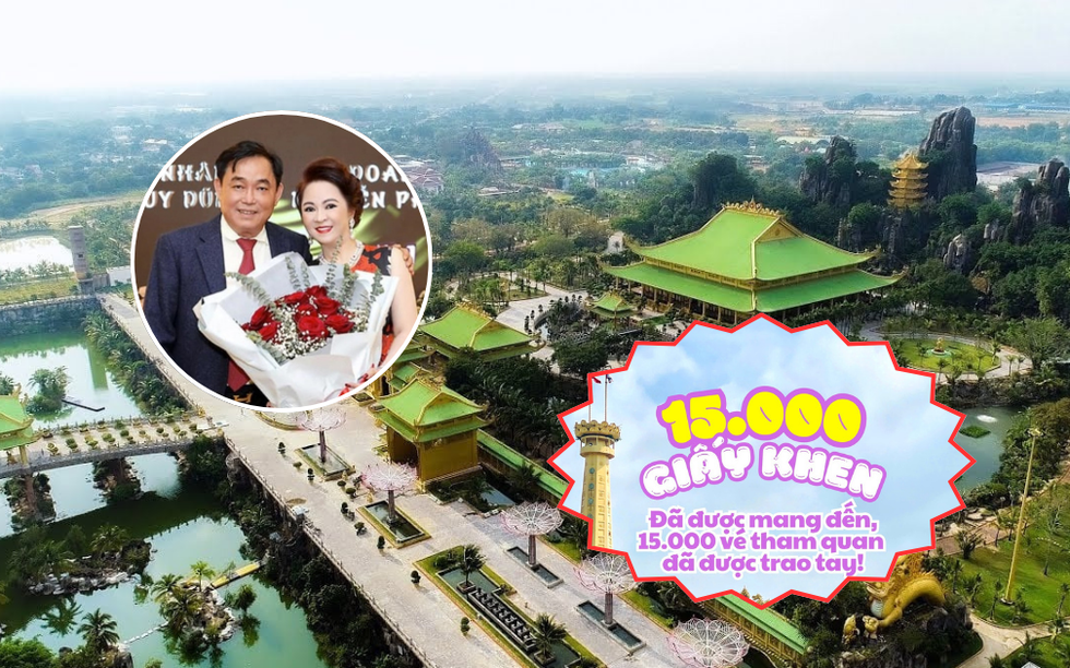 Chỉ sau 1 tháng ưu đãi, KDL 6.000 tỷ lớn bậc nhất Đông Nam Á của vợ chồng bà Nguyễn Phương Hằng đã tiếp đón 15.000 vị khách đặc biệt