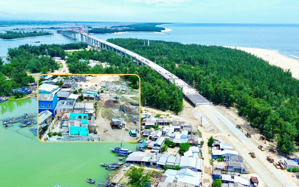Cầu vượt cửa biển nghìn tỷ dài nhất miền Trung gặp khó giai đoạn nước rút