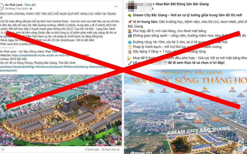 Môi giới náo loạn bán bất động sản chưa đủ điều kiện, Bắc Ninh chỉ đạo công an xử lý nghiêm