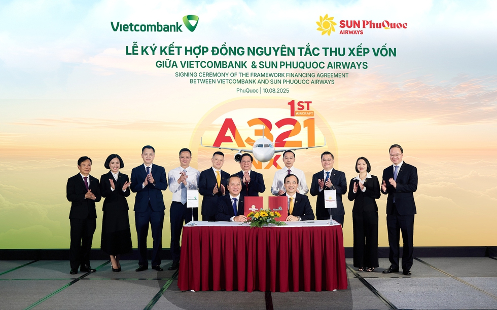 Sun PhuQuoc Airways ký kết Hợp đồng nguyên tắc thu xếp vốn với Vietcombank, xây dựng đội bay hiện đại, an toàn và hiệu quả
