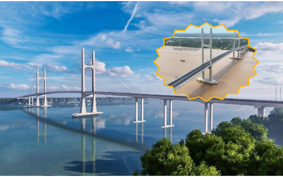 7 ngày nữa, sẽ khánh thành cây cầu gần 7.000 tỷ, nằm gần cầu dây văng đầu tiên do Việt Nam thiết kế