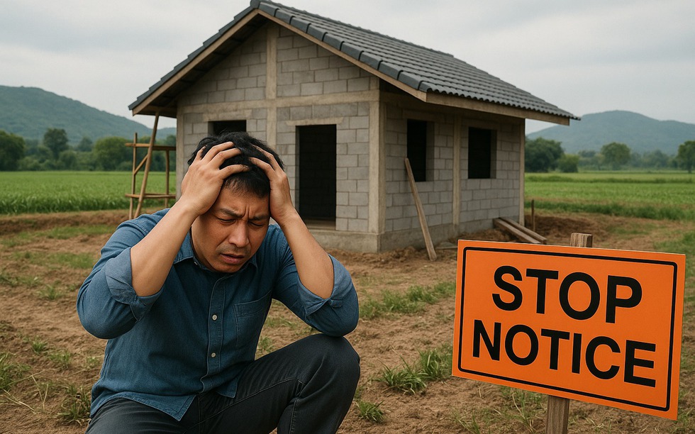 Có thể bị phạt đến 400 triệu đồng nếu xây nhà tạm trên đất nông nghiệp