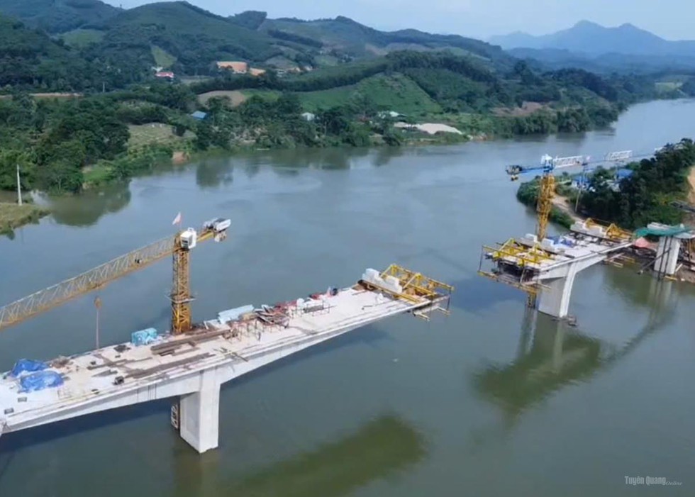Nước rút thi công cao tốc Tuyên Quang - Hà Giang
