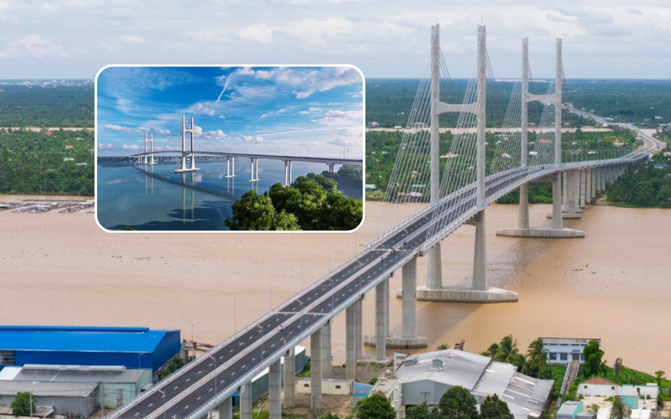 Chưa đầy 24 giờ nữa, sẽ khánh thành cây cầu gần 7.000 tỷ, nằm gần cầu dây văng đầu tiên do Việt Nam thiết kế