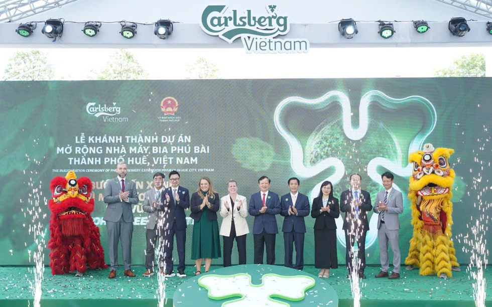 TP. Huế: Khánh thành nhà máy bia Phú Bài mở rộng