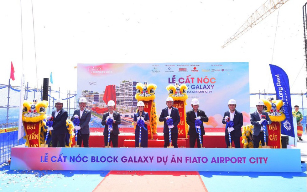 FIATO AIRPORT CITY chính thức cất nóc Block Galaxy và ký kết hợp tác thương mại HUB thương mại dịch vụ khối đế