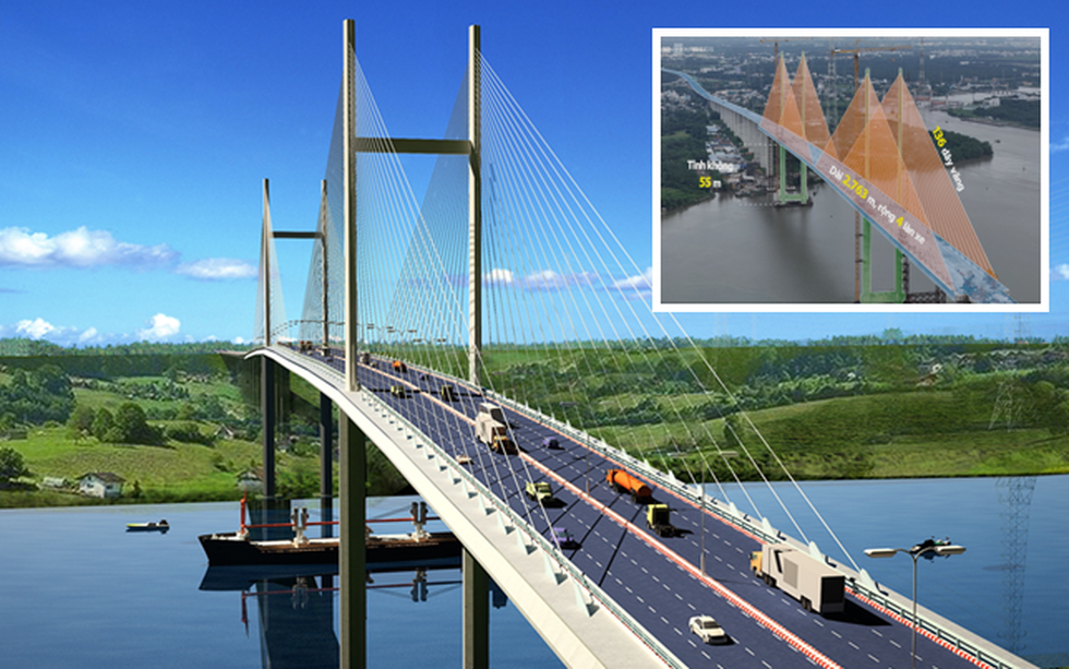 Chưa đầy 1 tháng nữa, cầu dây văng có tĩnh không cao nhất Việt Nam sẽ thông xe