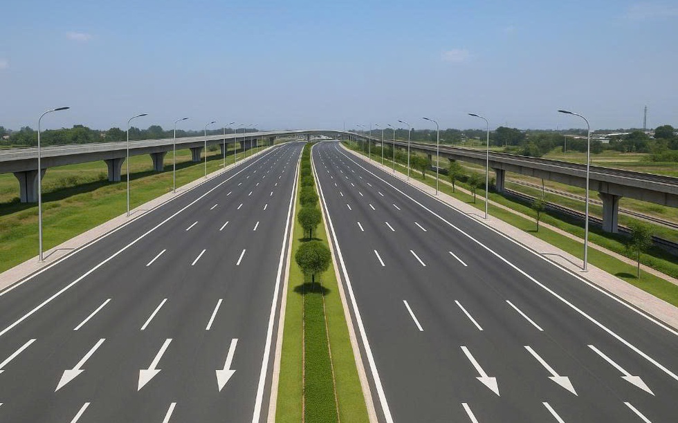 Hà Nội sắp có thêm tuyến đường mới 8 làn xe, kết nối trực tiếp Vành đai 4