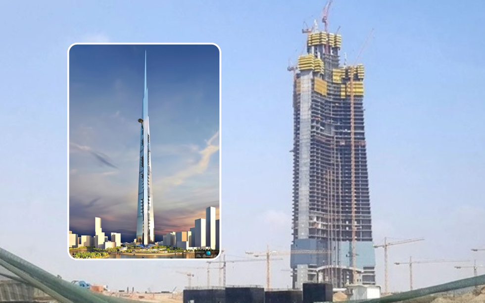 Tòa tháp chọc trời cao nhất thế giới: Cao hơn 3 lần tháp Eiffel, cần tới 80.000 tấn thép