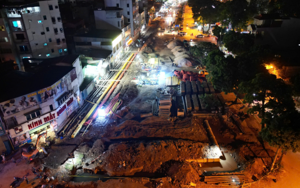 Sau nhiều năm 'đắp chiếu', tuyến đường hơn nghìn tỷ tại Hà Nội sắp hoàn thành