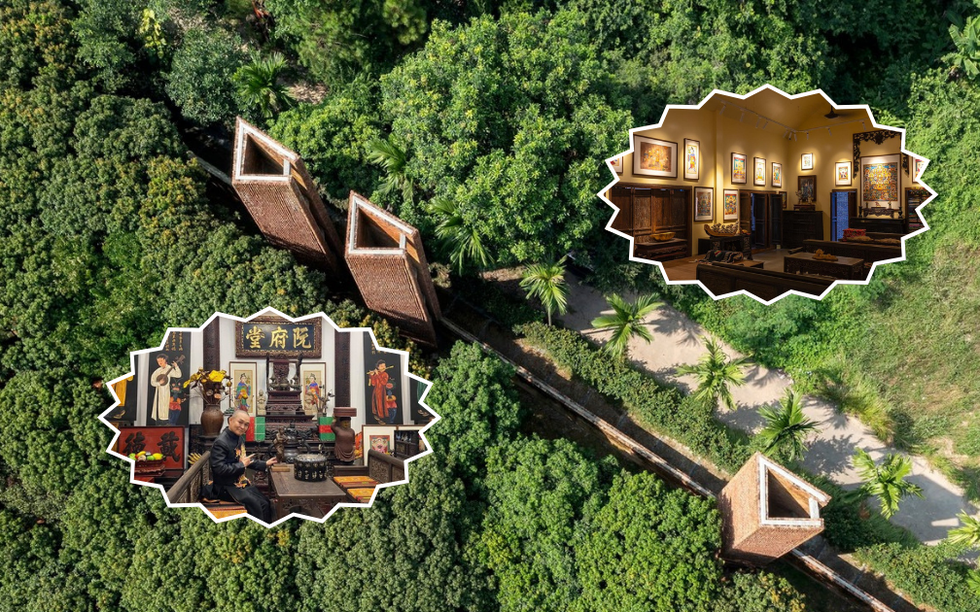 Không gian đậm phong cách Đạo Mẫu bên trong căn biệt phủ lọt TOP 14 kiến trúc hay nhất thế giới của ‘vua hài đất Bắc’