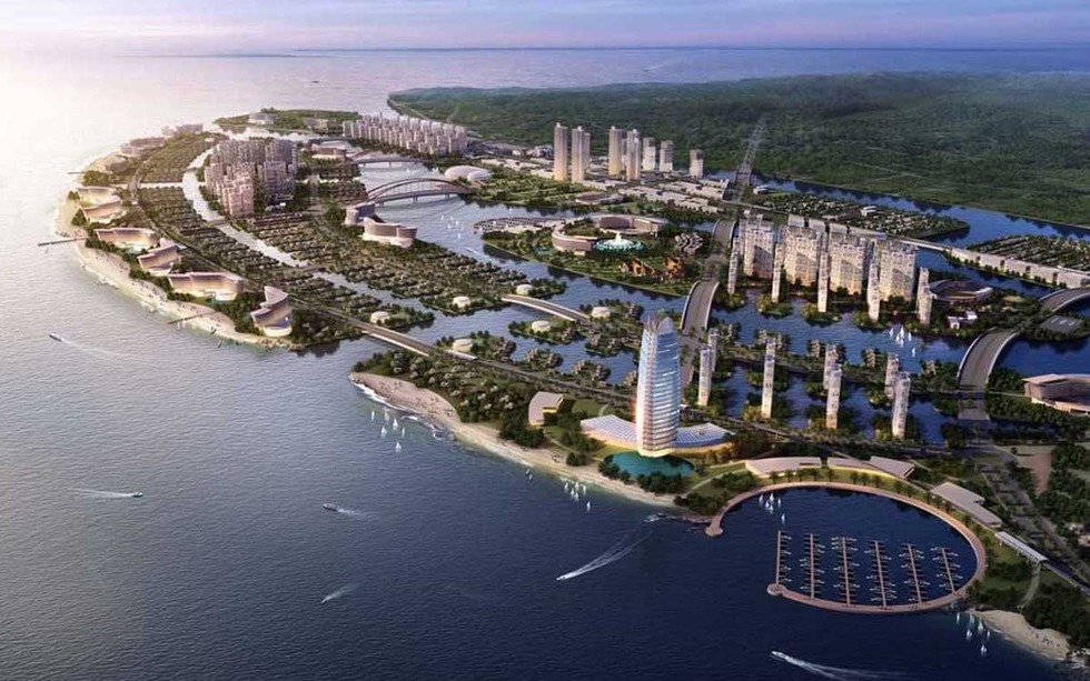 Siêu dự án có tòa tháp chọc trời 108 tầng của Vingroup sắp làm dự án nghìn tỷ kết nối ra khu vực lấn biển