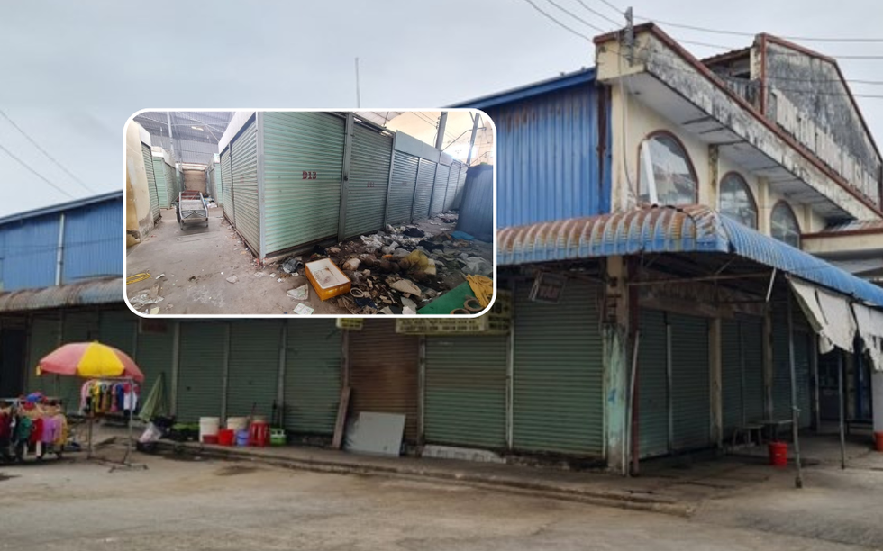 Trung tâm thương mại gần 400 ki-ốt với tuổi đời hơn 2 thập niên bị bỏ hoang nhếch nhác