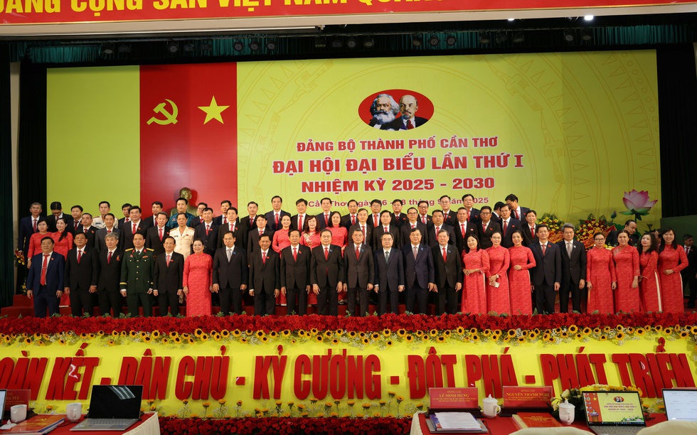 Danh sách Ban Chấp hành Đảng bộ, Ban Thường vụ, Bí thư, Phó Bí thư Thành ủy Cần Thơ, nhiệm kỳ 2025 - 2030