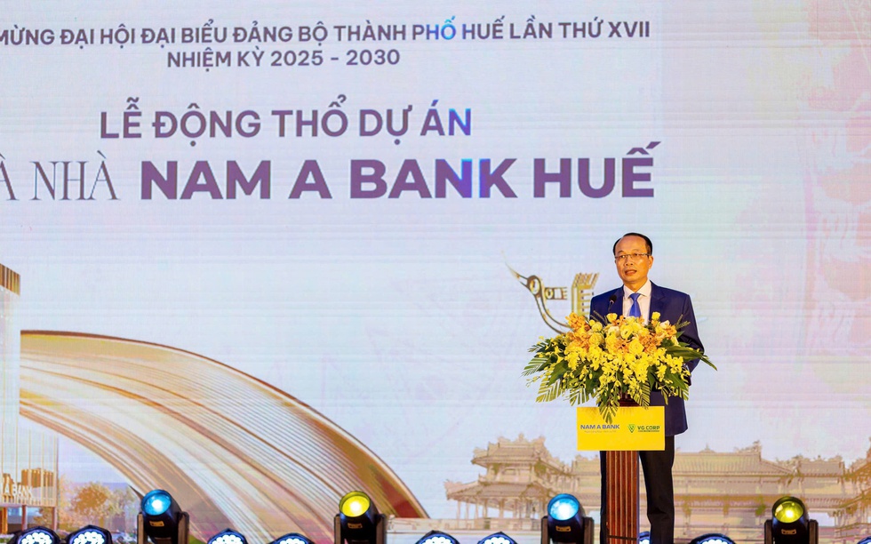 Lễ động thổ tòa nhà Nam A Bank Huế - công trình xanh gắn kết hành trình di sản miền Trung