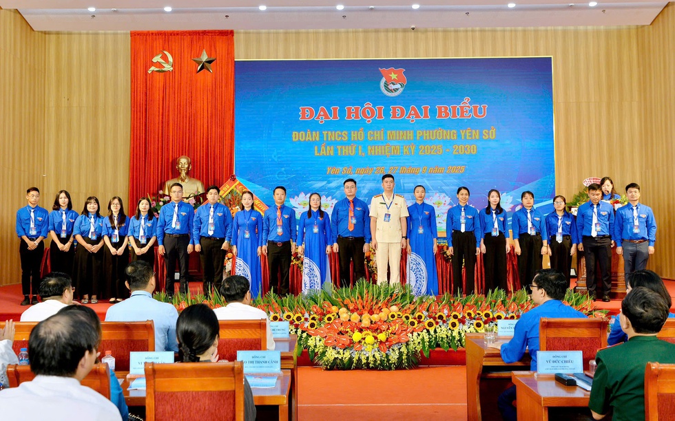 Hà Nội: Phường Yên Sở tổ chức thành công Đại hội Đoàn lần thứ I nhiệm kỳ 2025 - 2030
