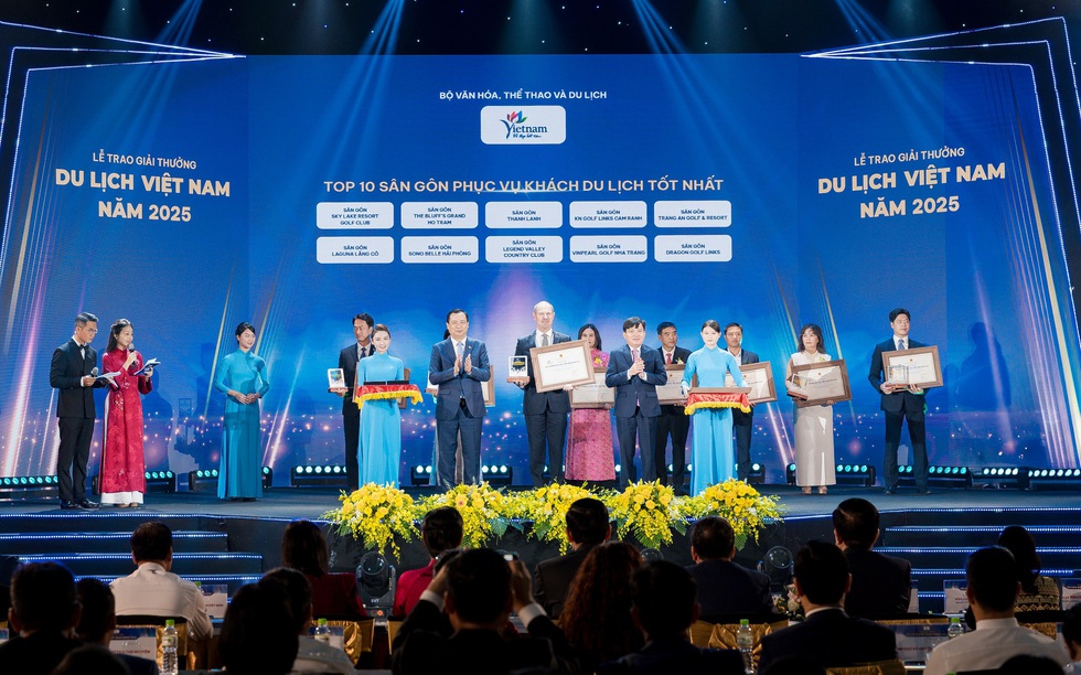 Sân gôn Thiên Đường - Legend Valley Country Club được vinh danh tại “Oscar du lịch Việt Nam”