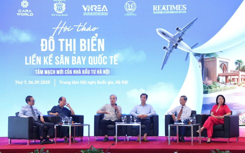 Hội thảo "Đô thị biển liền kề sân bay quốc tế - Tâm mạch mới của nhà đầu tư Hà Nội"
