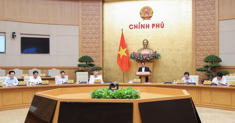 Thủ tướng Phạm Minh Chính chủ trì Phiên họp Chính phủ chuyên đề xây dựng pháp luật tháng 9/2025
