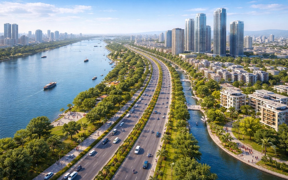 Thêm một tỉnh của Việt Nam muốn xây dựng dự án giống trục Đại lộ cảnh quan sông Hồng