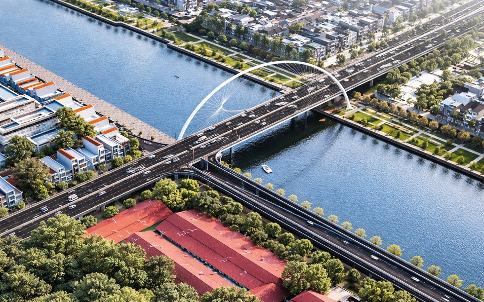 Mới nhất về dự án cầu đường hơn 6.300 tỷ được ví như trục giao thông hướng tâm chiến lược tại TP giàu nhất Việt Nam