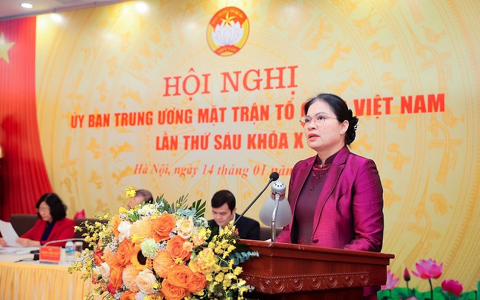 Bà Hà Thị Nga giữ chức Phó Chủ tịch - Tổng Thư ký Ủy ban Trung ương MTTQ Việt Nam