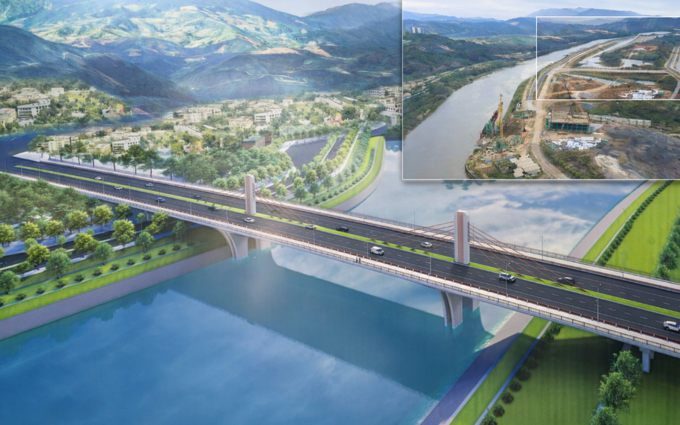 Cầu dây văng 1.500 tỷ nối thẳng Việt Nam – Trung Quốc dự kiến vượt tiến độ 4 tháng