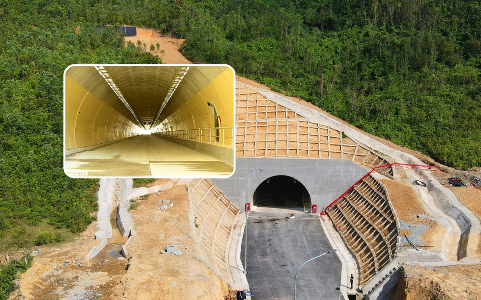 Sắp thông xe hầm xuyên núi chạy ra biển Đông, nối thông 2 tỉnh hẹp nhất Việt Nam