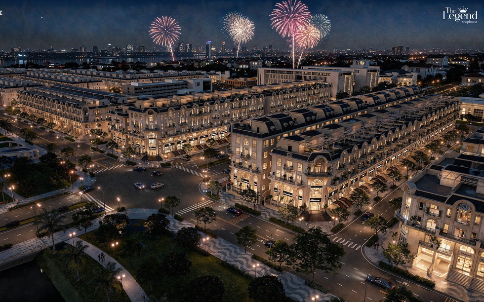 The Legend Shophouse: Số lượng giới hạn, bảo chứng giá trị