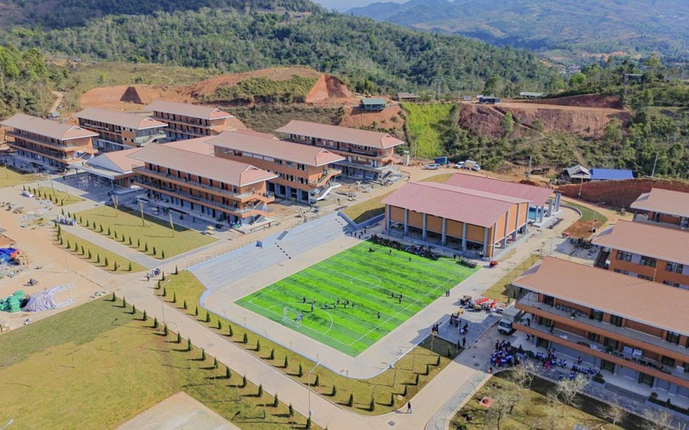 Ngày mai, chính thức khánh thành trường liên cấp trăm tỷ hiện nhất vùng biên phía Bắc