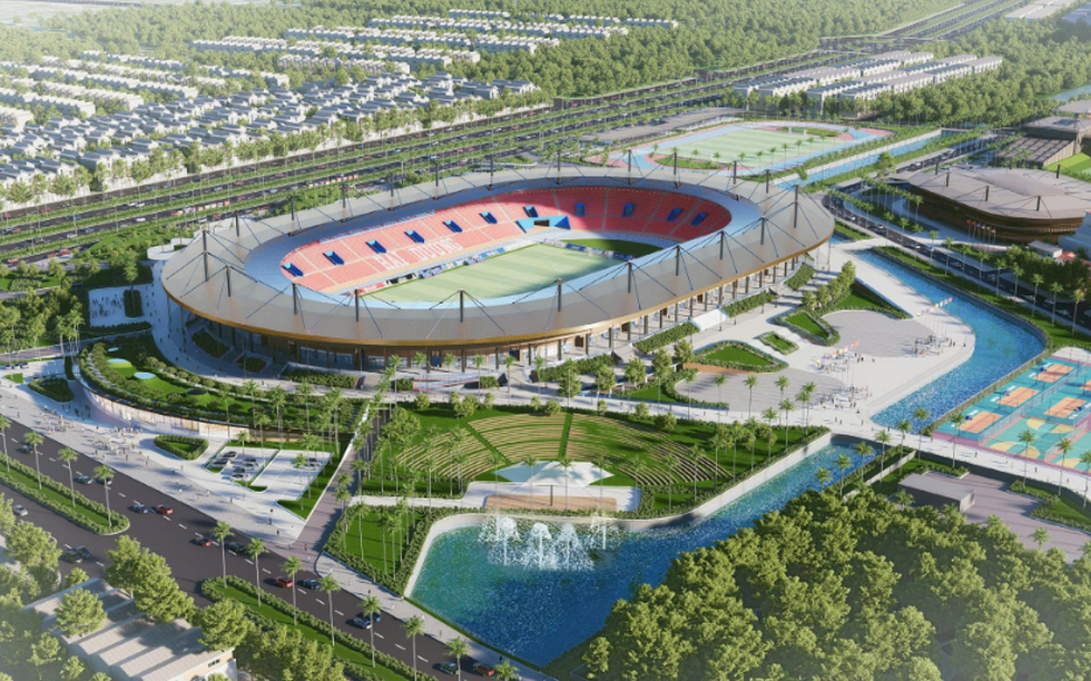 Thành phố nhỏ nhất Việt Nam sắp có thêm sân vận động mới, sức chứa 30.000 chỗ ngồi, quy mô gần bằng sân Mỹ Đình