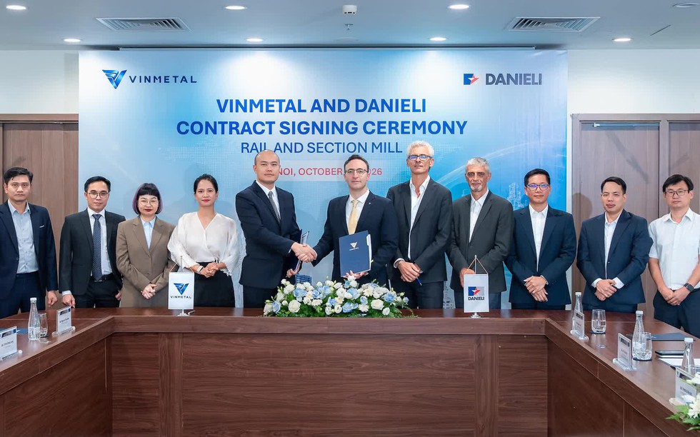 Vinmetal hợp tác với Danieli sản xuất thép ray đường sắt cao tốc và đô thị tại Việt Nam