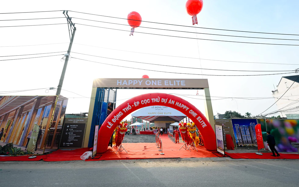 Vạn Xuân Group chính thức động thổ dự án Happy One Elite