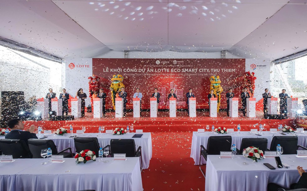 TP.HCM: Chính thức khởi công tổ hợp Lotte Eco Smart City 60.000 tỷ đồng tại Thủ Thiêm
