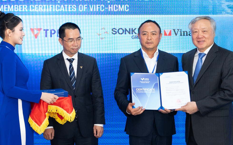 SonKim Group là thành viên sáng lập Trung tâm Tài chính Quốc tế Việt Nam