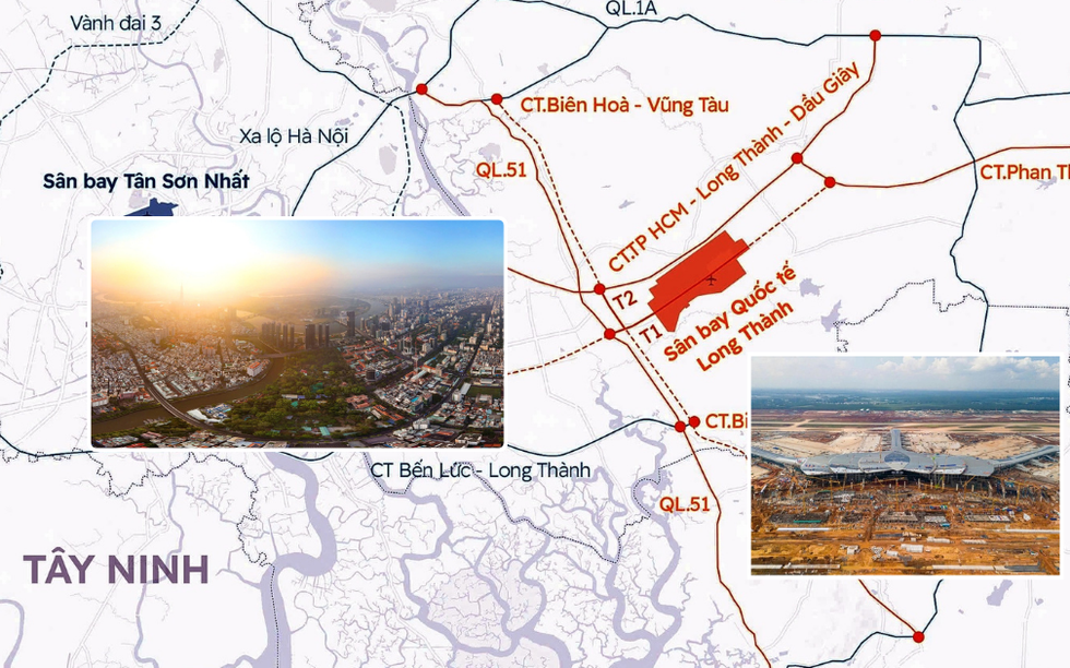 Kết nối siêu sân bay lớn nhất cả nước với TP giàu có nhất Việt Nam là yêu cầu cấp thiết