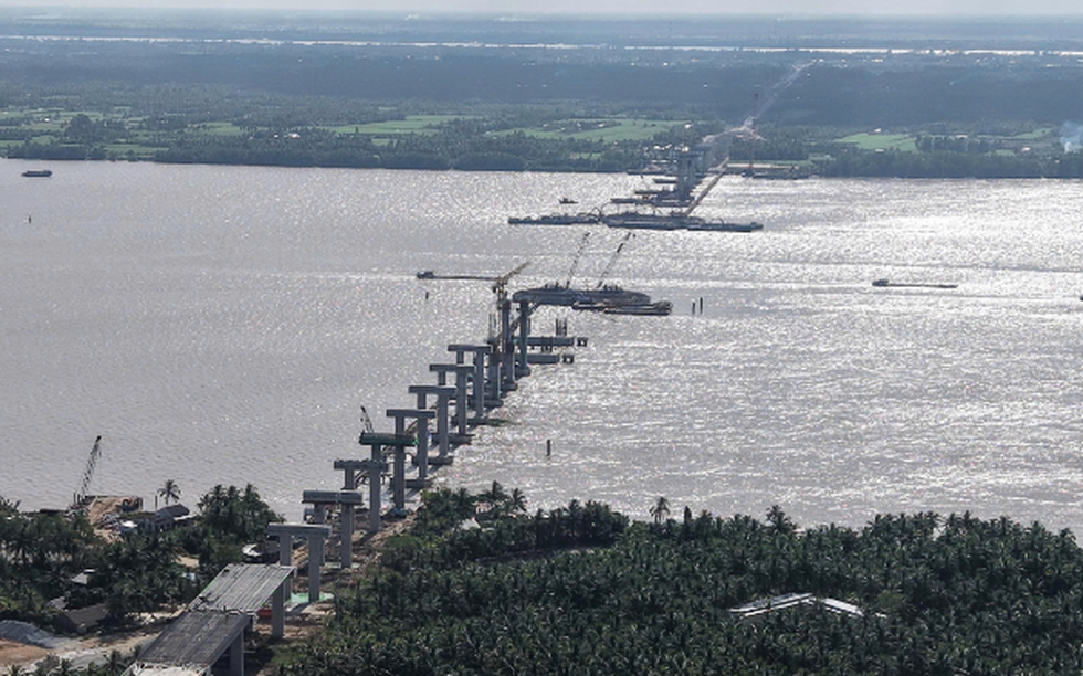 2 năm nữa, cây cầu 8.000 tỷ xóa bỏ toàn bộ các bến phà lâu đời, nối thông 2 tỉnh thành miền Tây chính thức hoàn thành