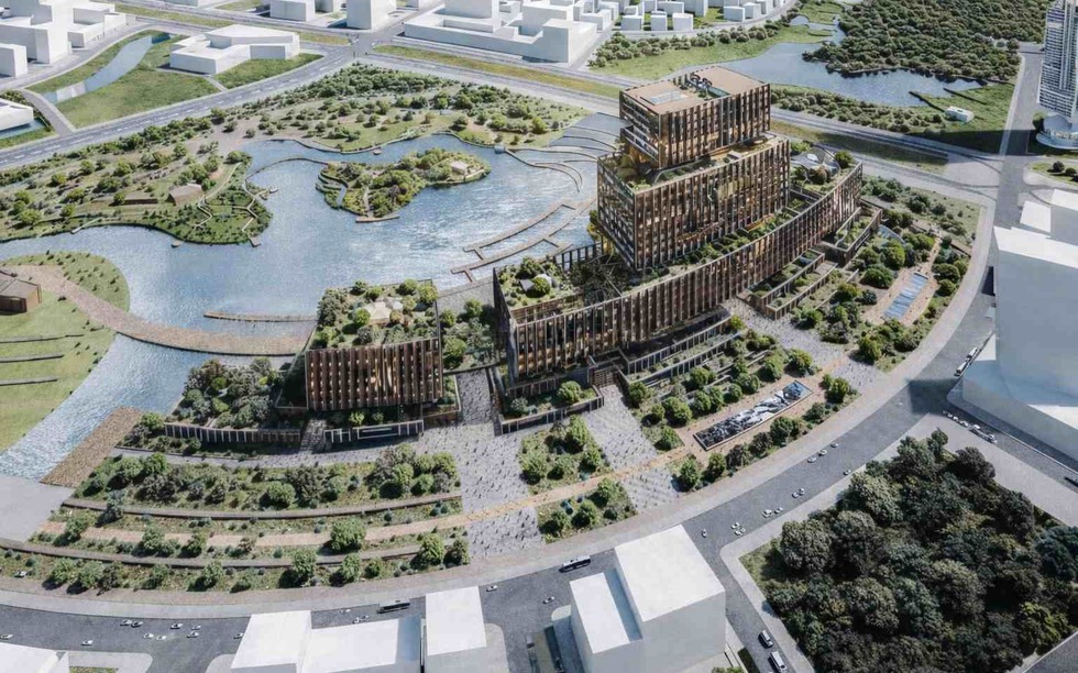 Trung tâm chính trị - hành chính cao 30 tầng tại TP giàu nhất Việt Nam có điều chỉnh mới