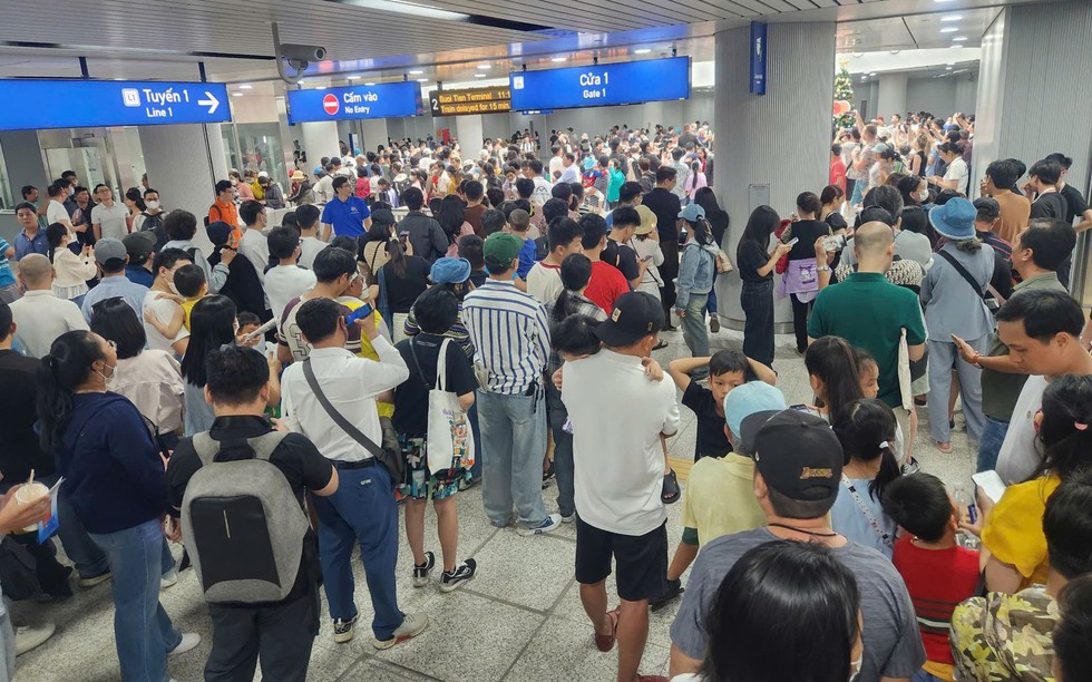 TP.HCM: Vé 0 đồng, Metro Bến Thành - Suối Tiên lập kỷ lục khách dịp Tết với 222.039 lượt