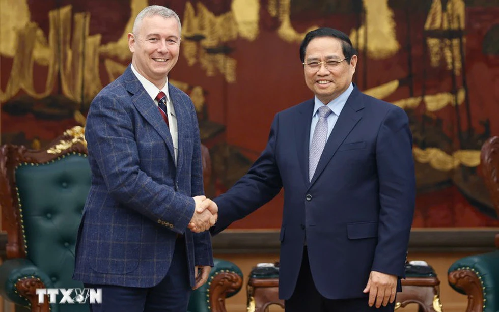 Thủ tướng Chính phủ Phạm Minh Chính tiếp Đại sứ Bỉ tại Việt Nam