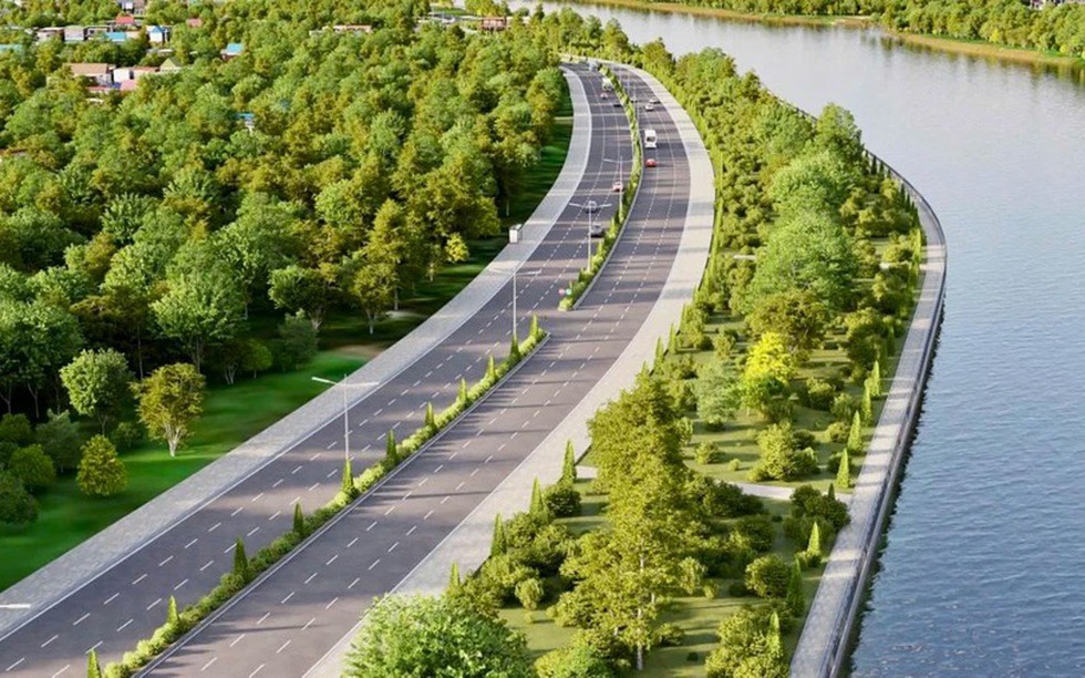 Tỉnh giàu có của Việt Nam chính thức khởi công tuyến đường gần nghìn tỷ, 'đánh thức' không gian ven dòng sông biểu tượng