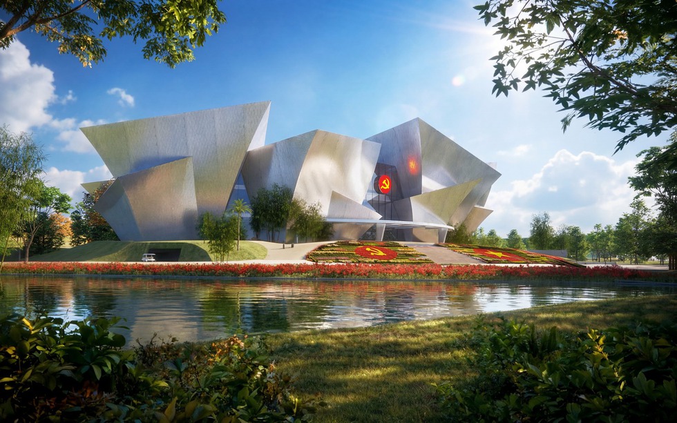 Việt Nam sắp có bảo tàng quy mô 12.000m2 với hình tượng lũy tre, bến nước: Công trình biểu tượng hướng tới kỷ niệm 100 năm thành lập Đảng