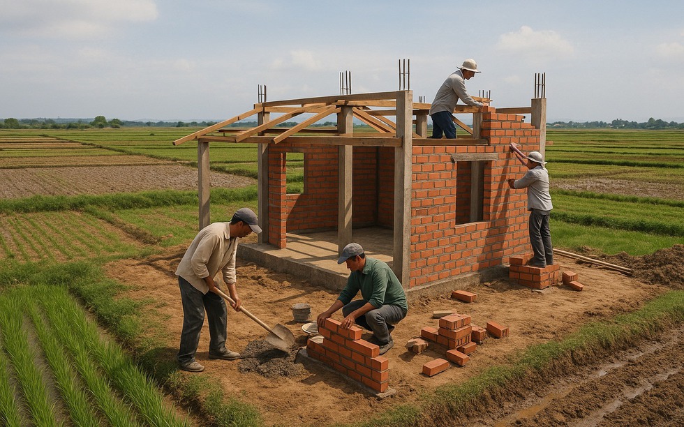 Trường hợp xây nhà trên đất nông nghiệp từ trước 1993 sẽ không bị xử phạt