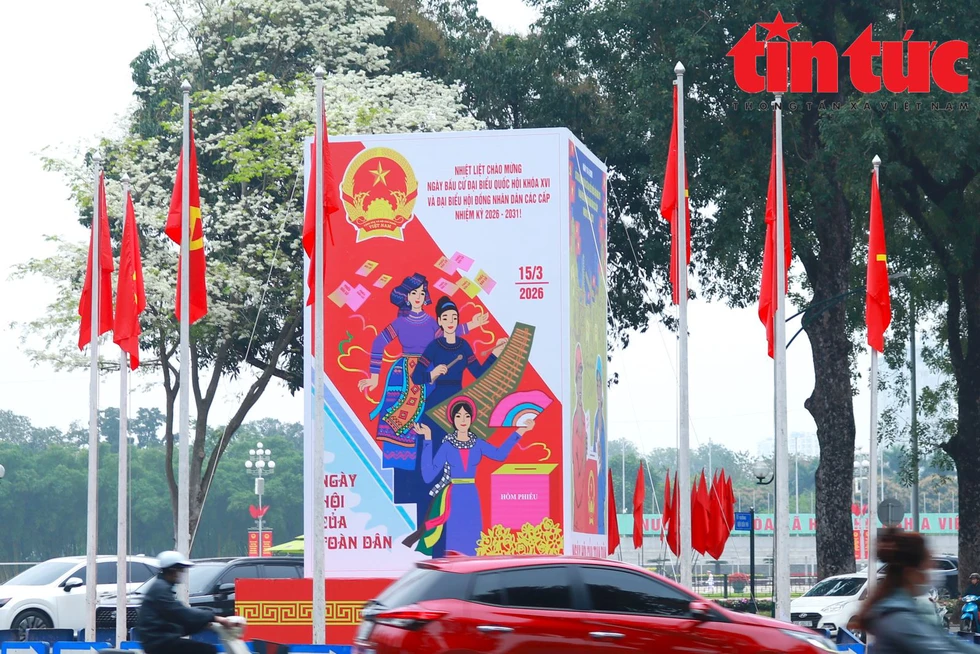 Thủ đô rộn ràng không khí đón ngày bầu cử