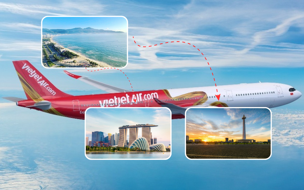 Việt Nam sắp có thêm đường bay thẳng kết nối TP biển nổi tiếng miền Trung đến 'quốc đảo Sư Tử'