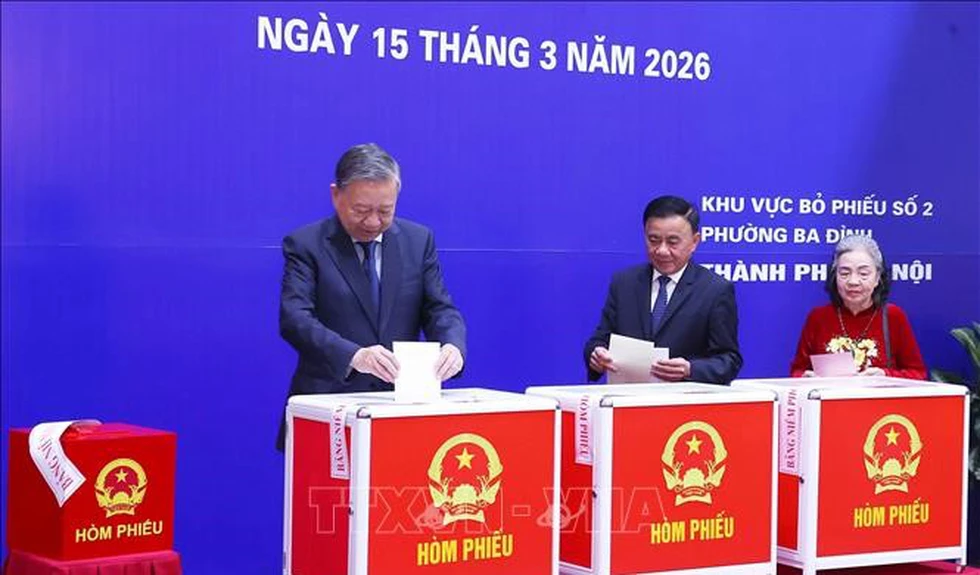 Hoàn thành tốt đẹp công tác bỏ phiếu bầu cử trên cả nước