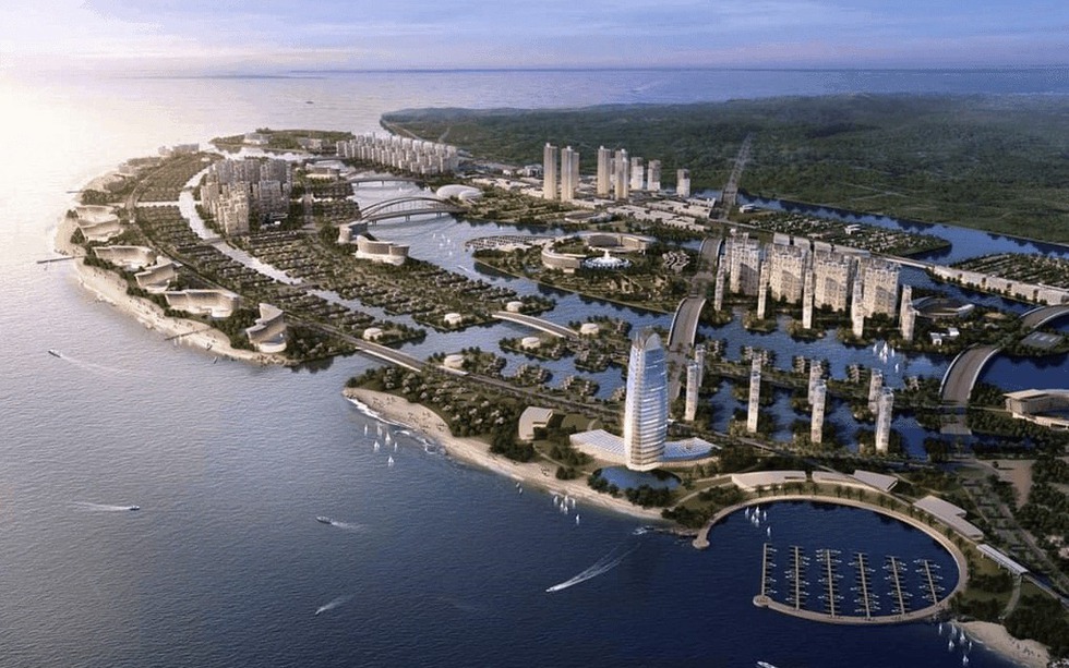 Siêu dự án có tòa tháp chọc trời 108 tầng của Vingroup thi công tấp nập, dần lộ diện hình hài